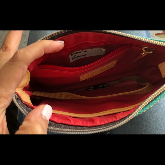 Dooney & bourke shoulder bag teal - Picture 3 of 6